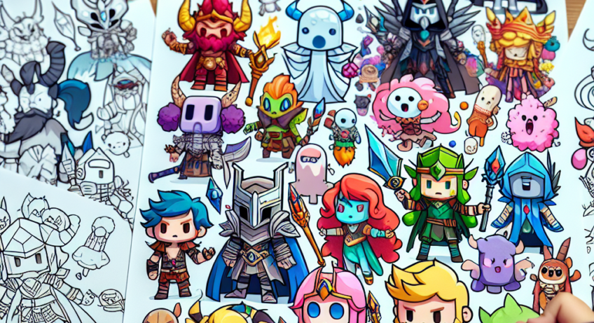 Kreativitas Anak dalam Menggambar Mewarnai Karakter Mobile Legend