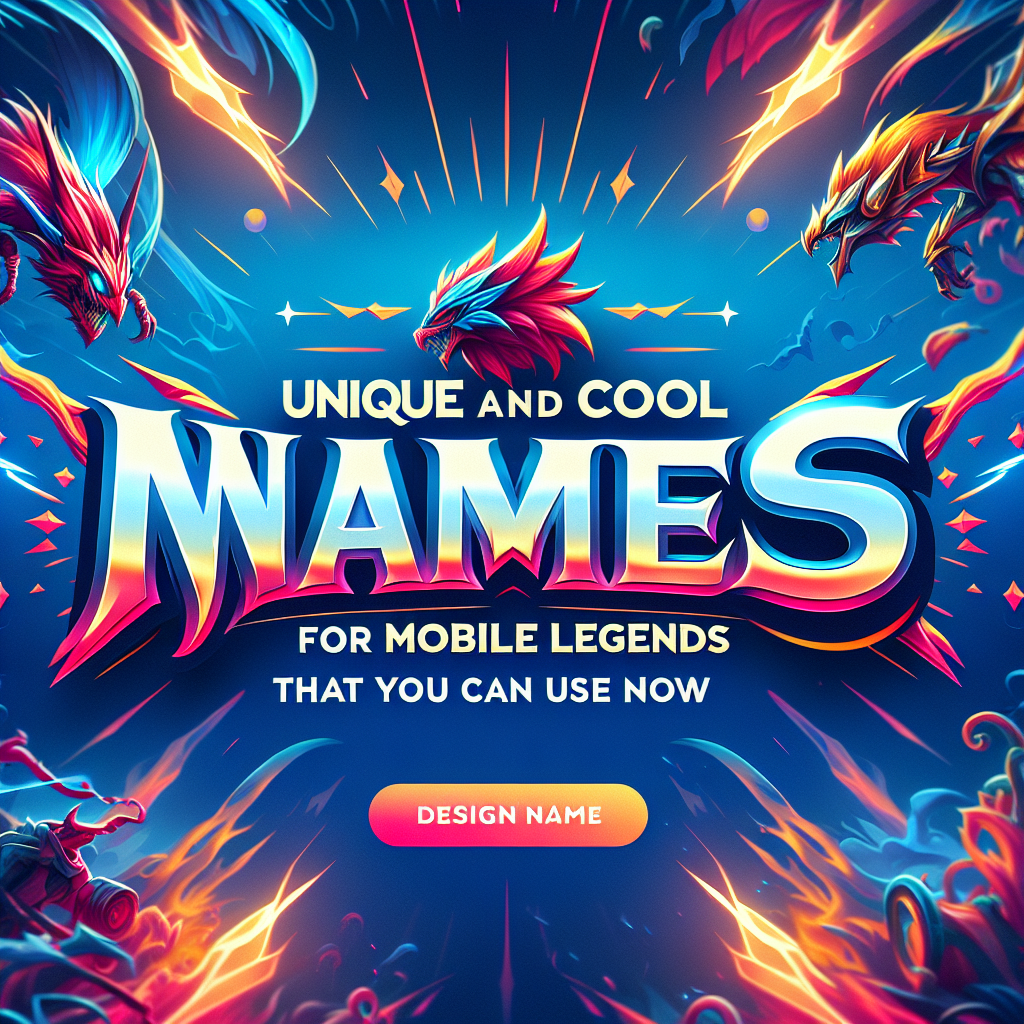 Nama Keren dan Unik untuk Mobile Legends yang Bisa Kamu Gunakan Sekarang