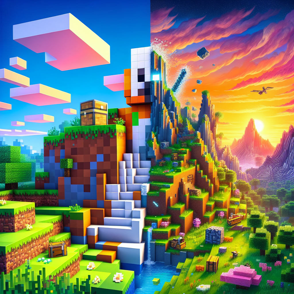 Minecraft's Realistic Transformations: From Cubes to Stunning Visuals